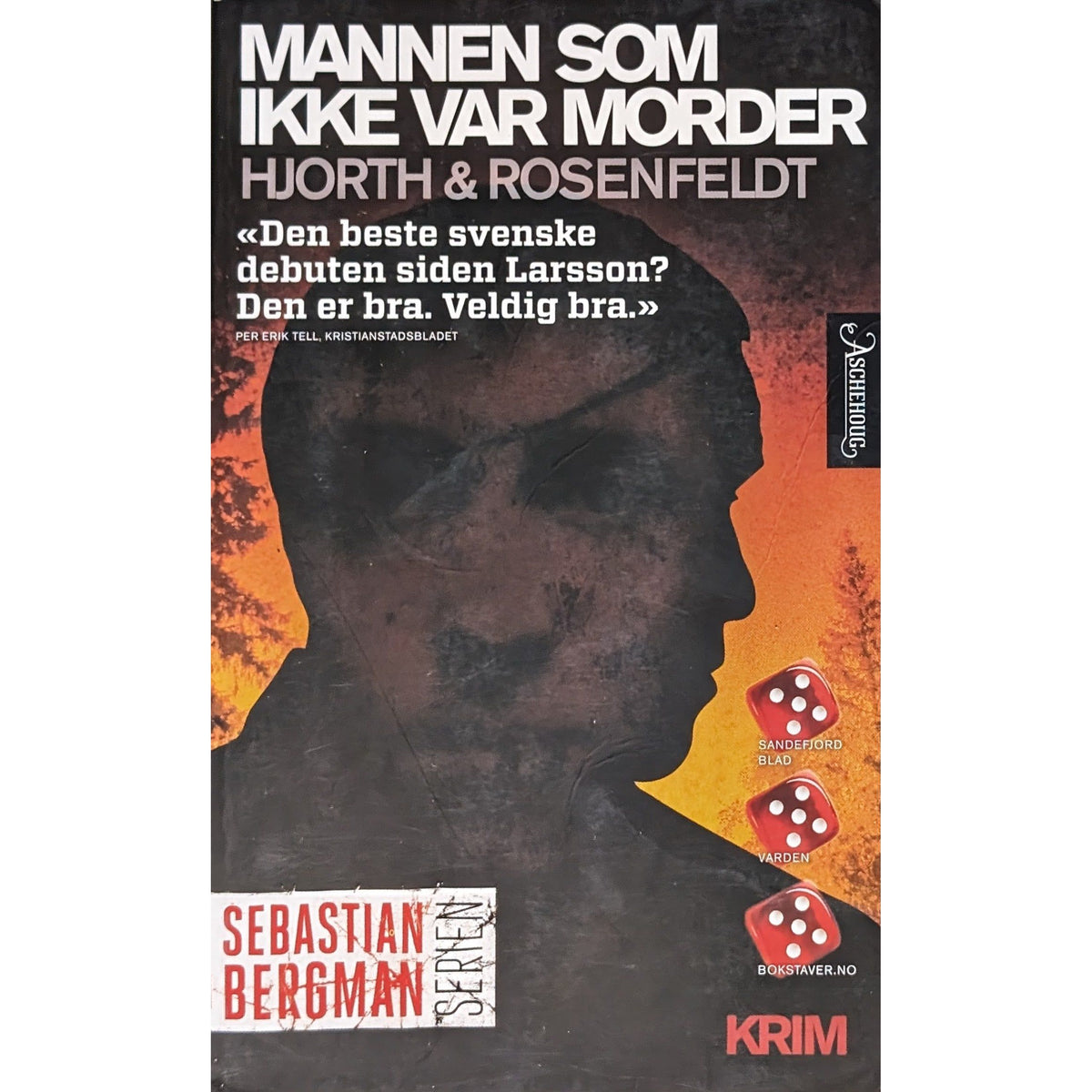 Hjorth, Rosenfeldt: Mannen som ikke var morder. En Sebastian Bergman-krim. Brukte bøker