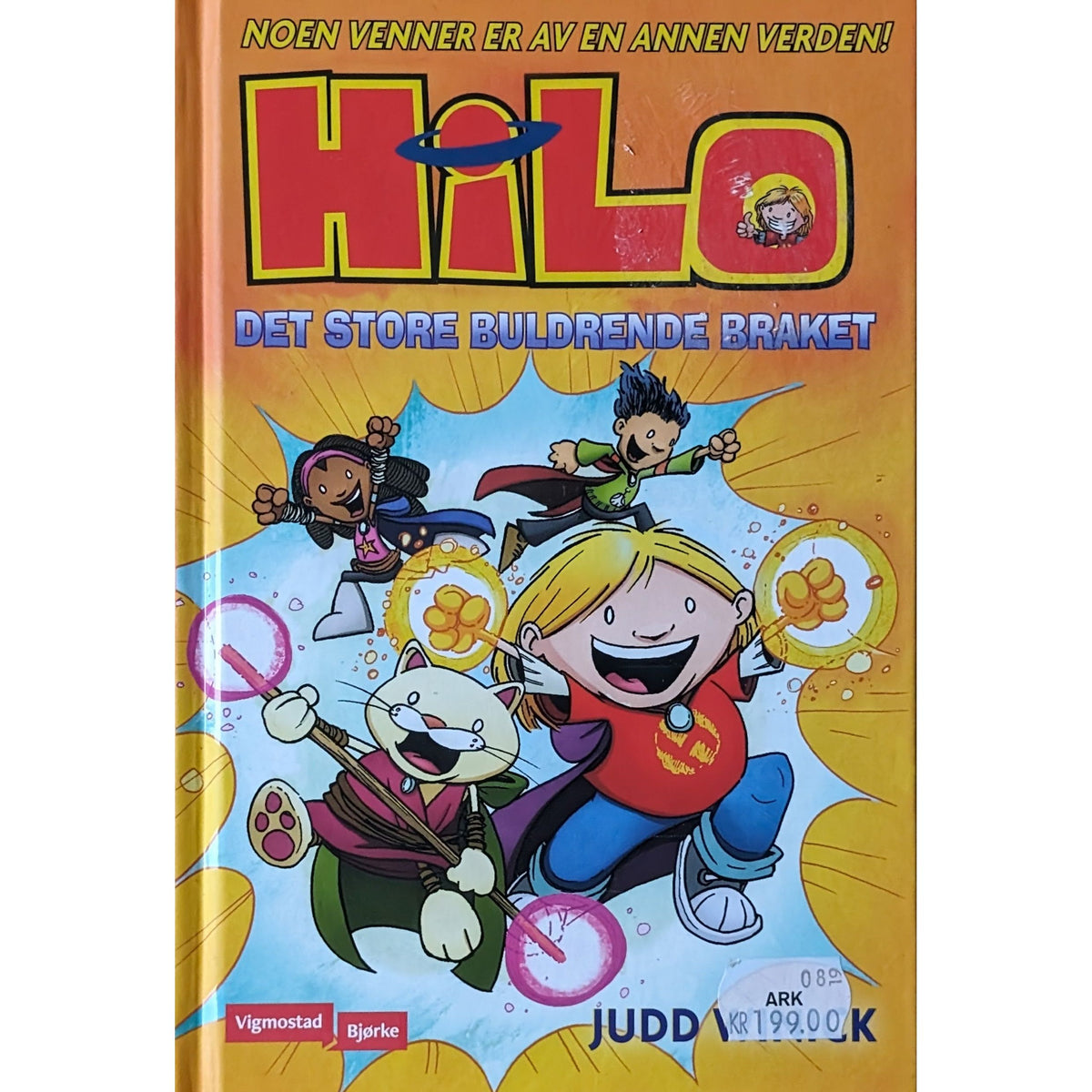 Hilo. Det store buldrende braket - Brukte barnebøker av Judd Winick