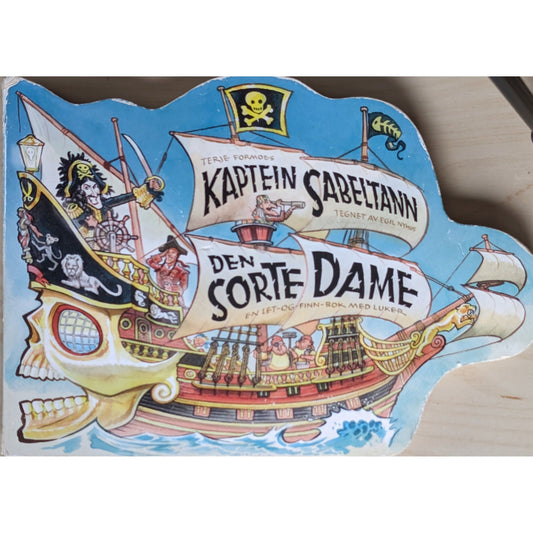 Kaptein Sabeltann og Den Sorte Dame, brukte bøker av Terje Formoe