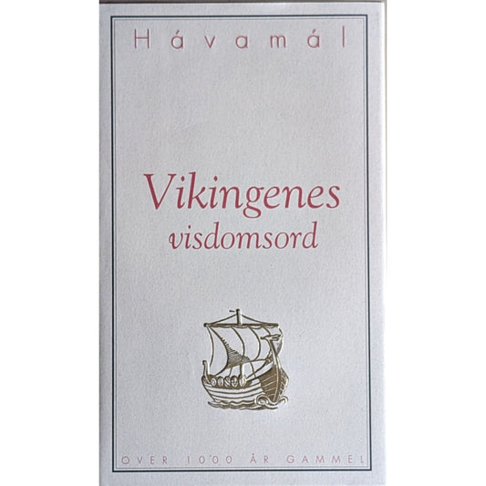 Håvamål. Vikingenes visdomsord. Brukte bøker