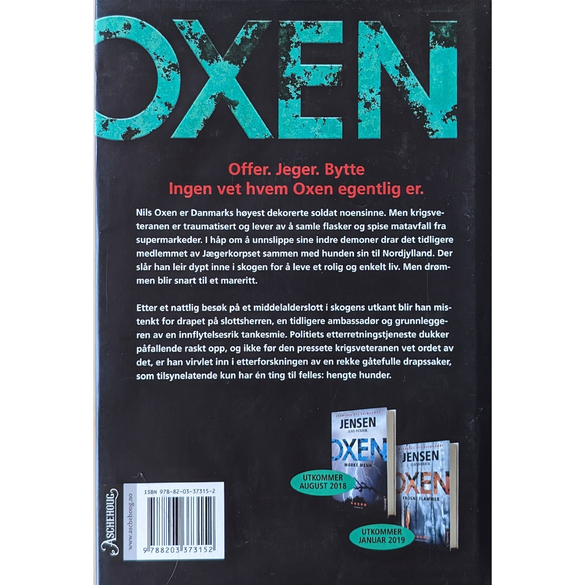 Hengte hunder, Oxen 1, brukte bøker av Jens Henrik Jensen