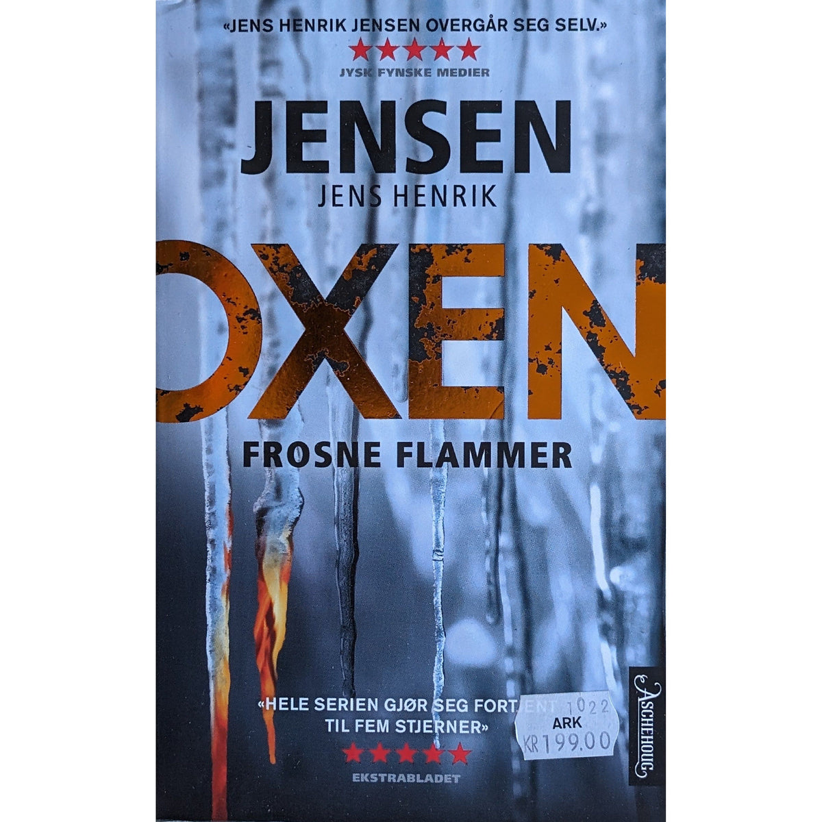 Frosne flammer, Oxen 3, brukte bøker av Jens Henrik Jensen