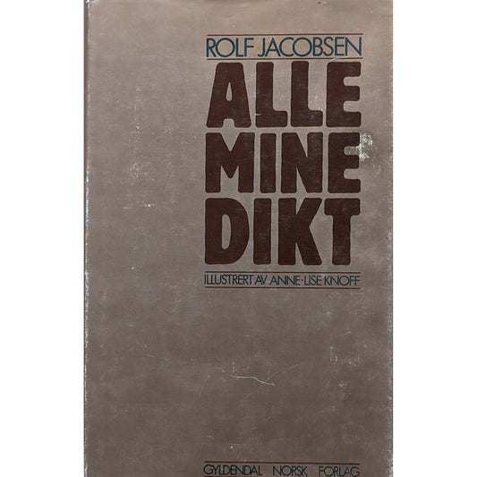 Rolf Jacobsen: Alle mine dikt. Brukt bok