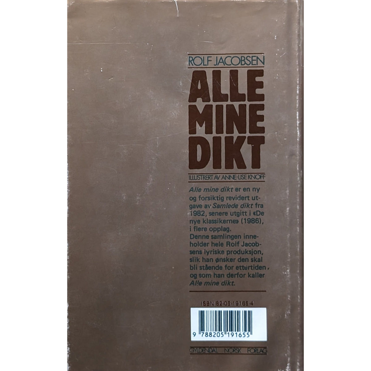 Rolf Jacobsen: Alle mine dikt. Brukt bok