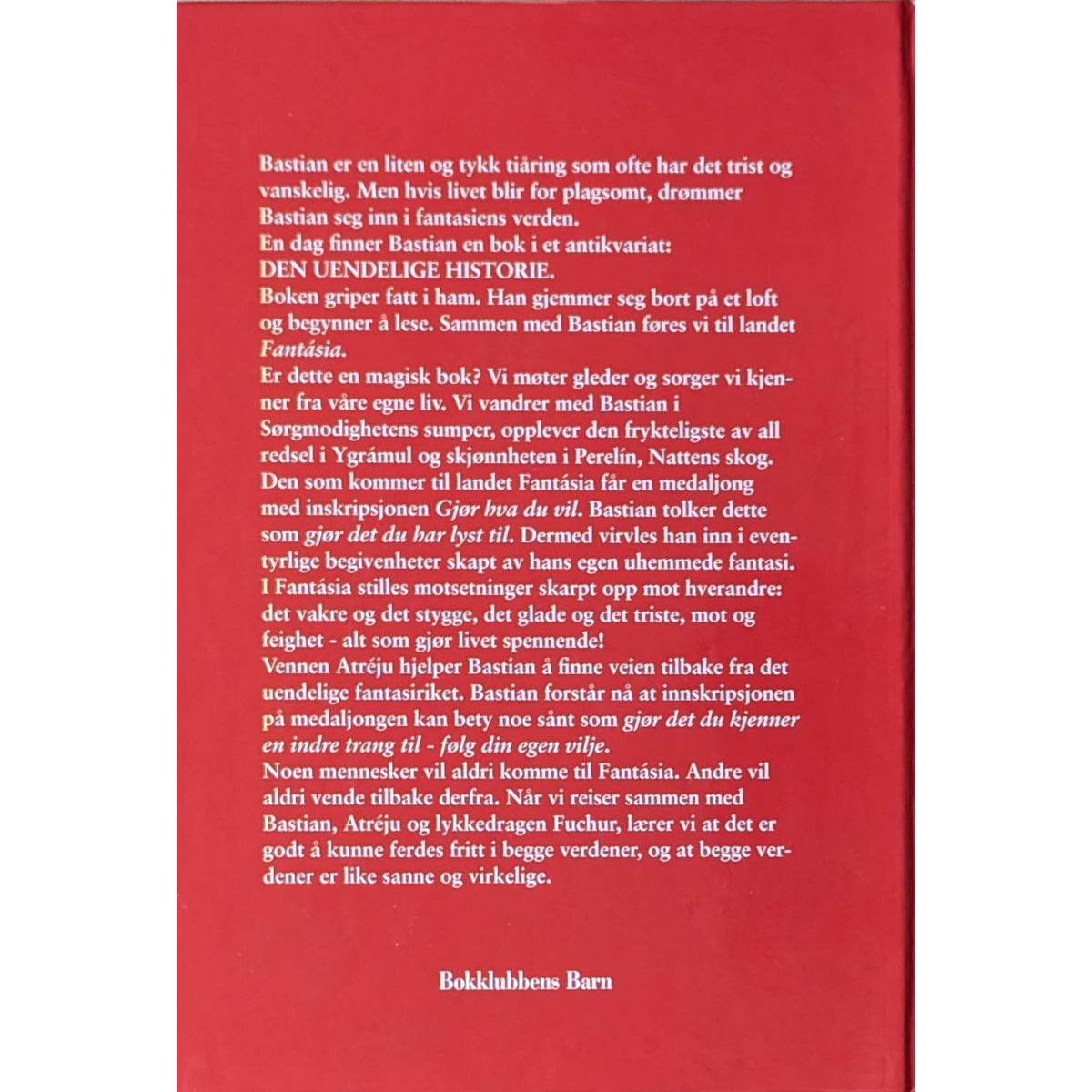 Den uendelige historie del 2, brukte bøker av Michael Ende