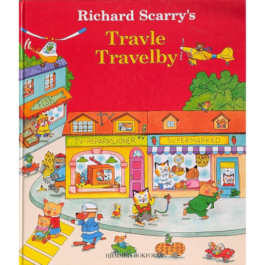 Travle Travelby - Brukte bøker av Richard Scarry