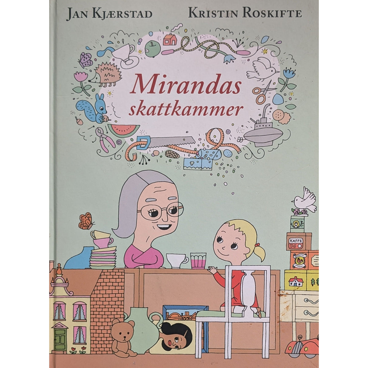 Mirandas skattkammer, brukte bøker av Jan Kjærstad og Kristin Roskifte