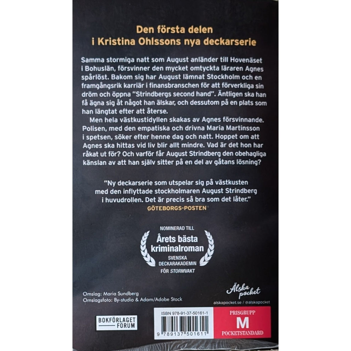 Stormvakt (Strindberg 1), brukte bøker av Kristina Ohlsson
