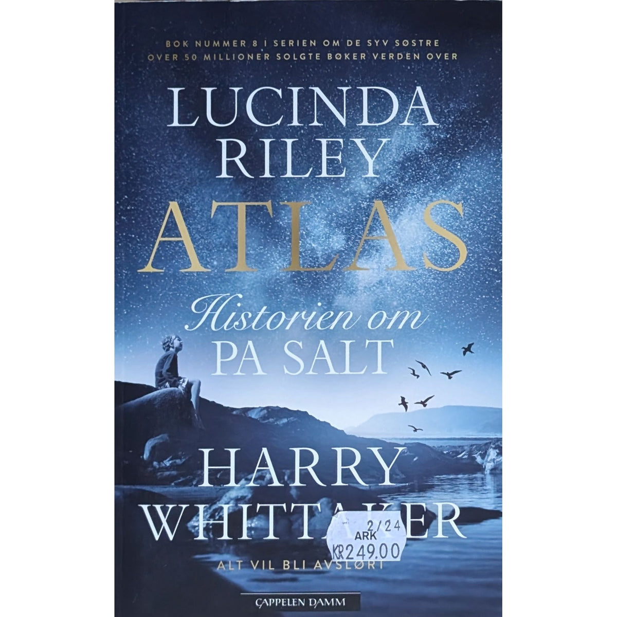 Atlas. Historien om Pa Salt (De syv søstre 8), brukte bøker av Lucinda Riley