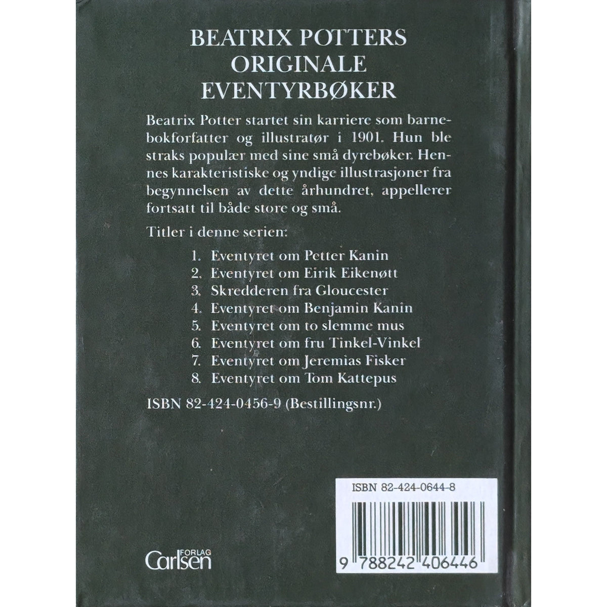 Eventyret om Benjamin Kanin, brukte bøker av Beatrix Potter