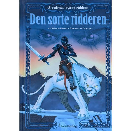 Den sorte ridderen - Alvedronningens riddere 5 - brukte bøker av Peter Gotthardt