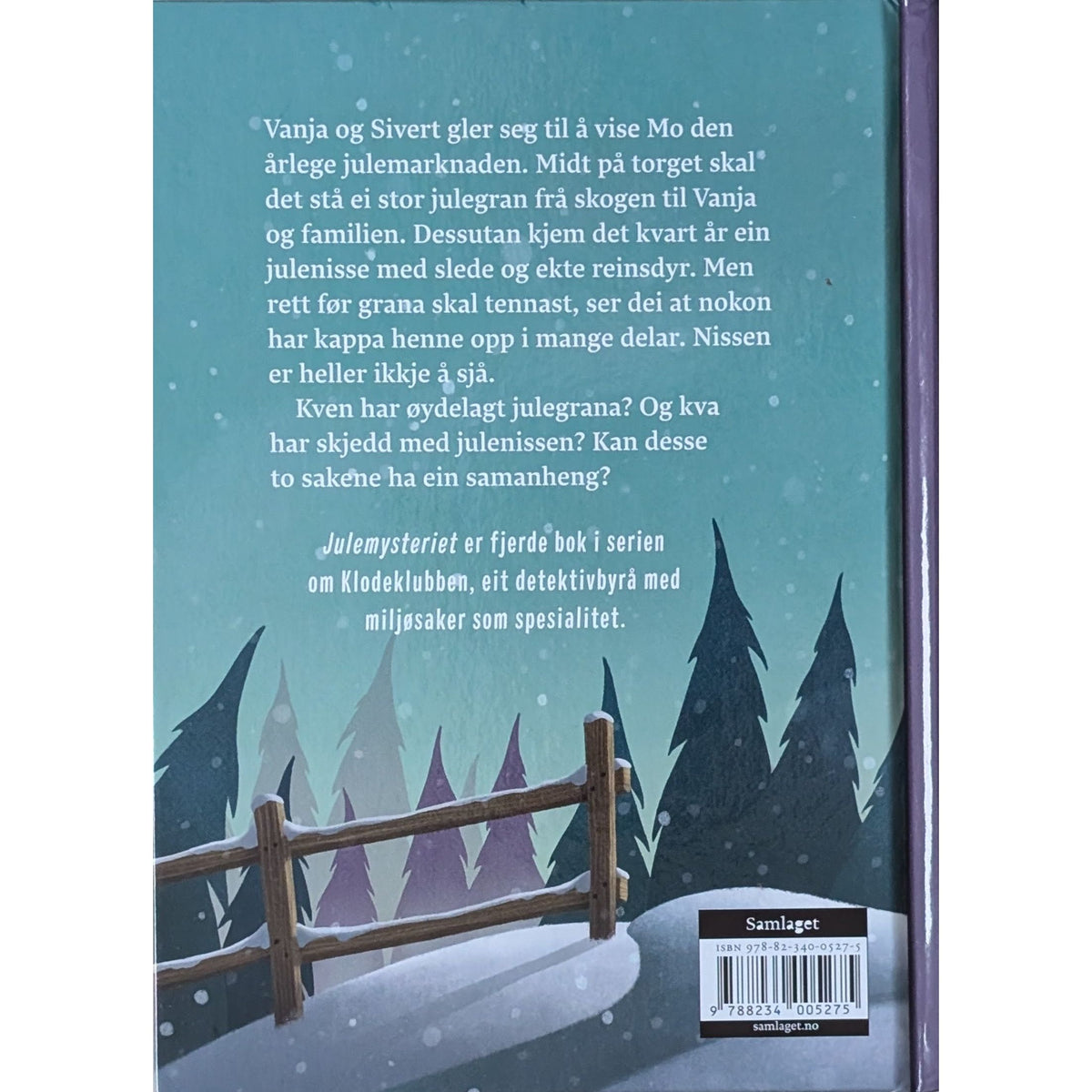 Klodeklubben - Julemysteriet, brukte bøker av Ruth Lillegraven
