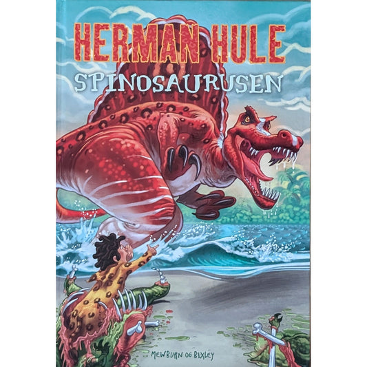 Herman Hule - Spinosaurusen, brukte bøker av Mewburn og Bixley om dinosaurer