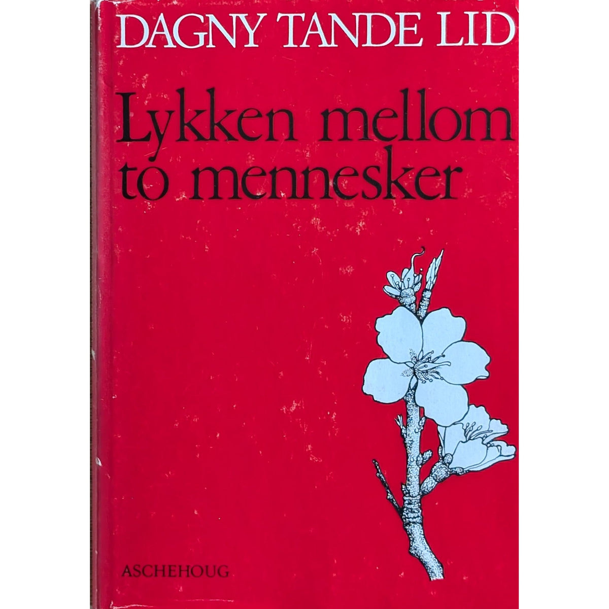 Lykken mellom to mennesker.  Brukt bok av Dagny Tande Lid