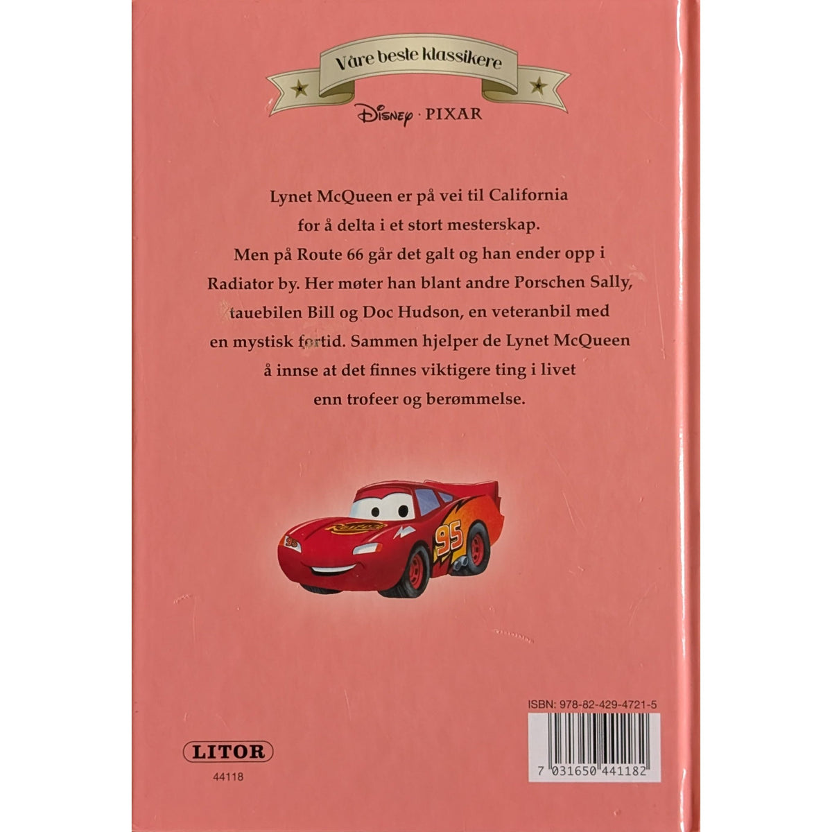Biler - Brukte bøker fra Disney - Pixar om Lynet McQueen