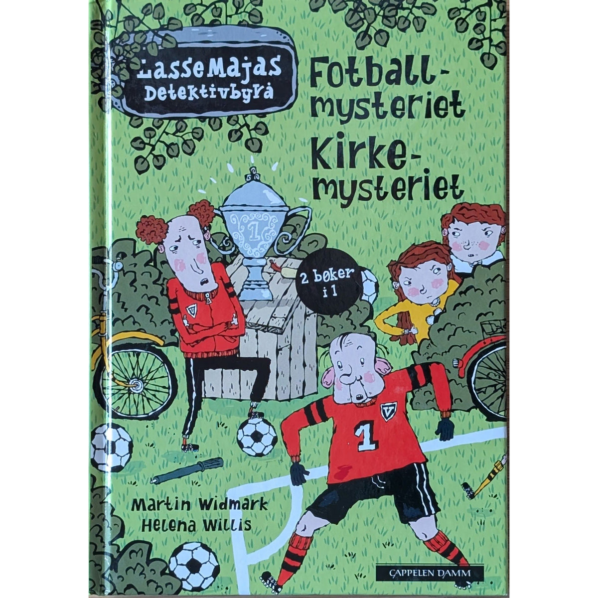 LassaMajas: Fotballmysteriet/Kirkemysteriet. Brukte bøker av  Martin Widmark