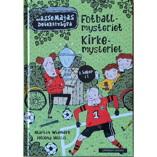 LassaMajas: Fotballmysteriet/Kirkemysteriet. Brukte bøker av  Martin Widmark