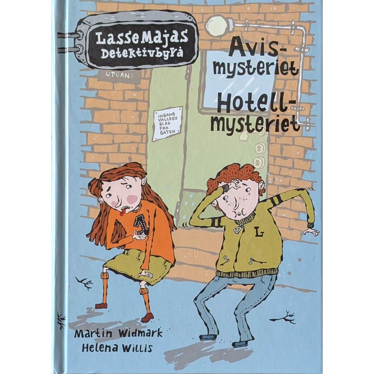 LassaMajas: Avismysteriet/Hotellmysteriet. Brukte bøker av  Martin Widmark