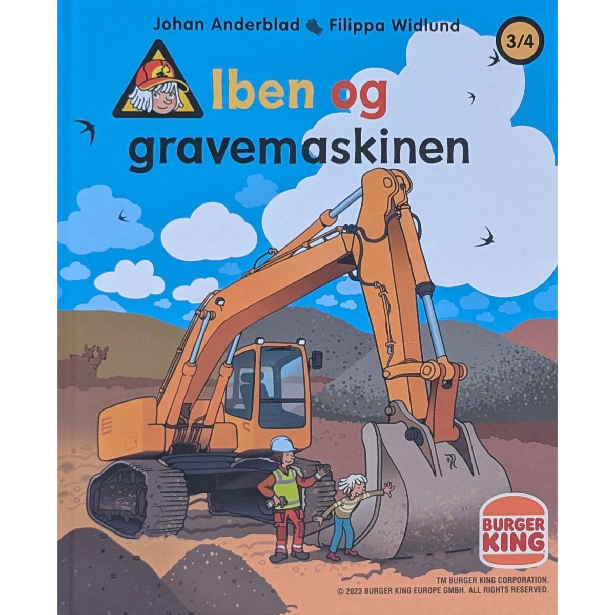 Iben og gravemaskinen, brukte bøker av Johan Anderblad