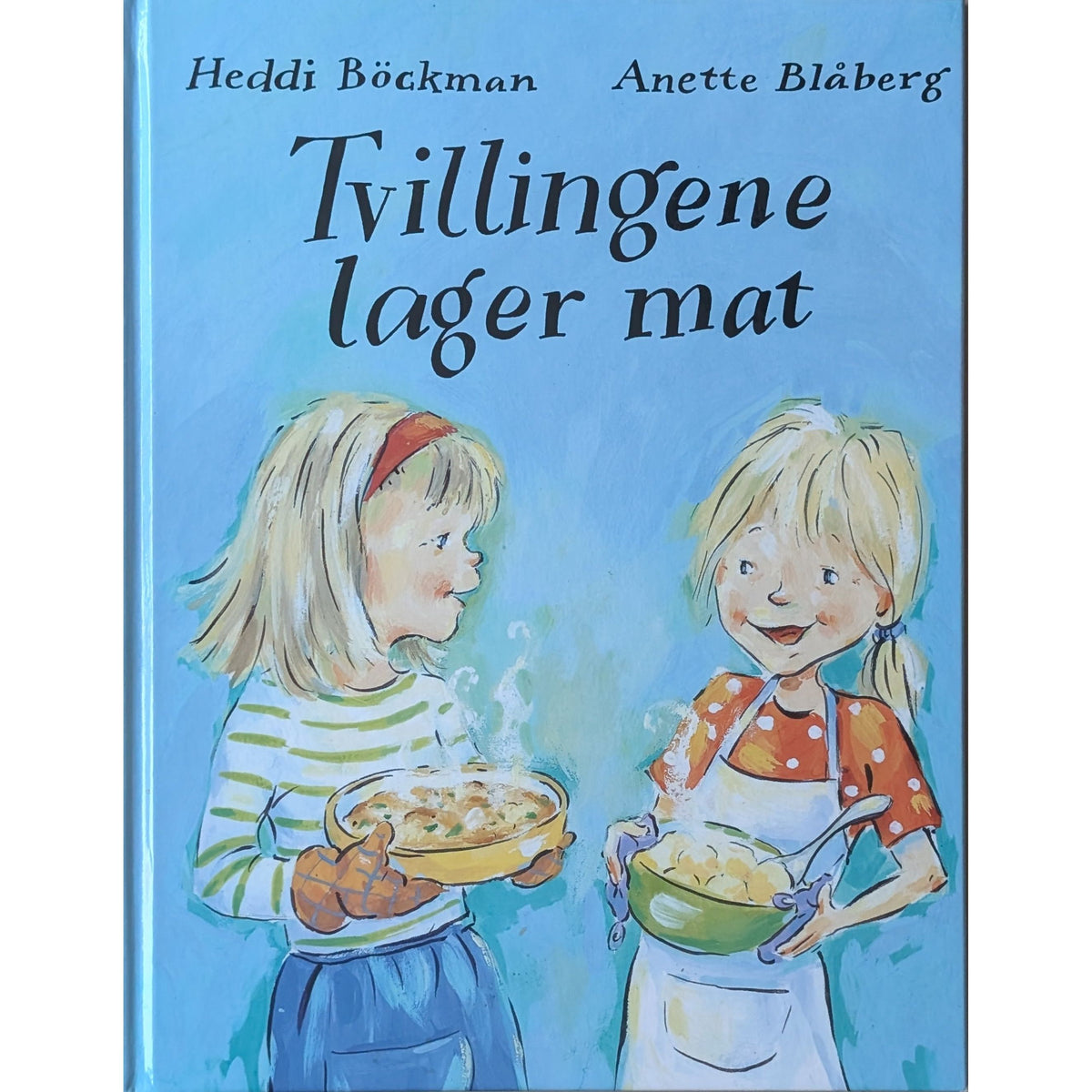 Tvillingene lager mat. Kokebok for barn. Brukte bøker av Heddi Böckman