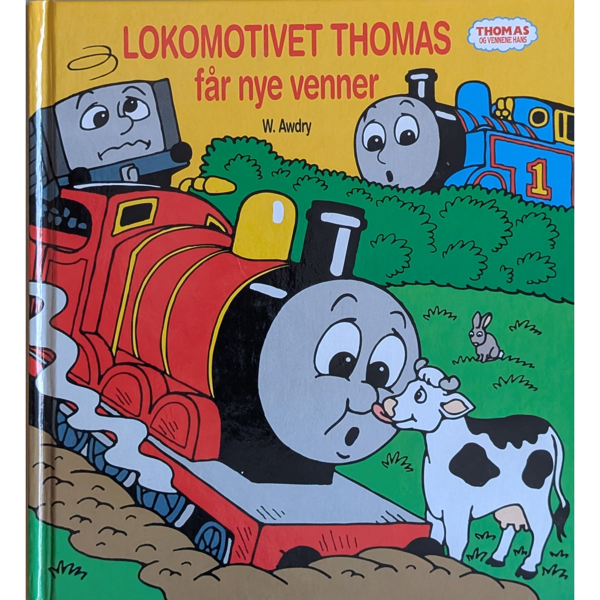 Lokomotivet Thomas får nye venner. Brukte bøker om Thomas av W. Awdry