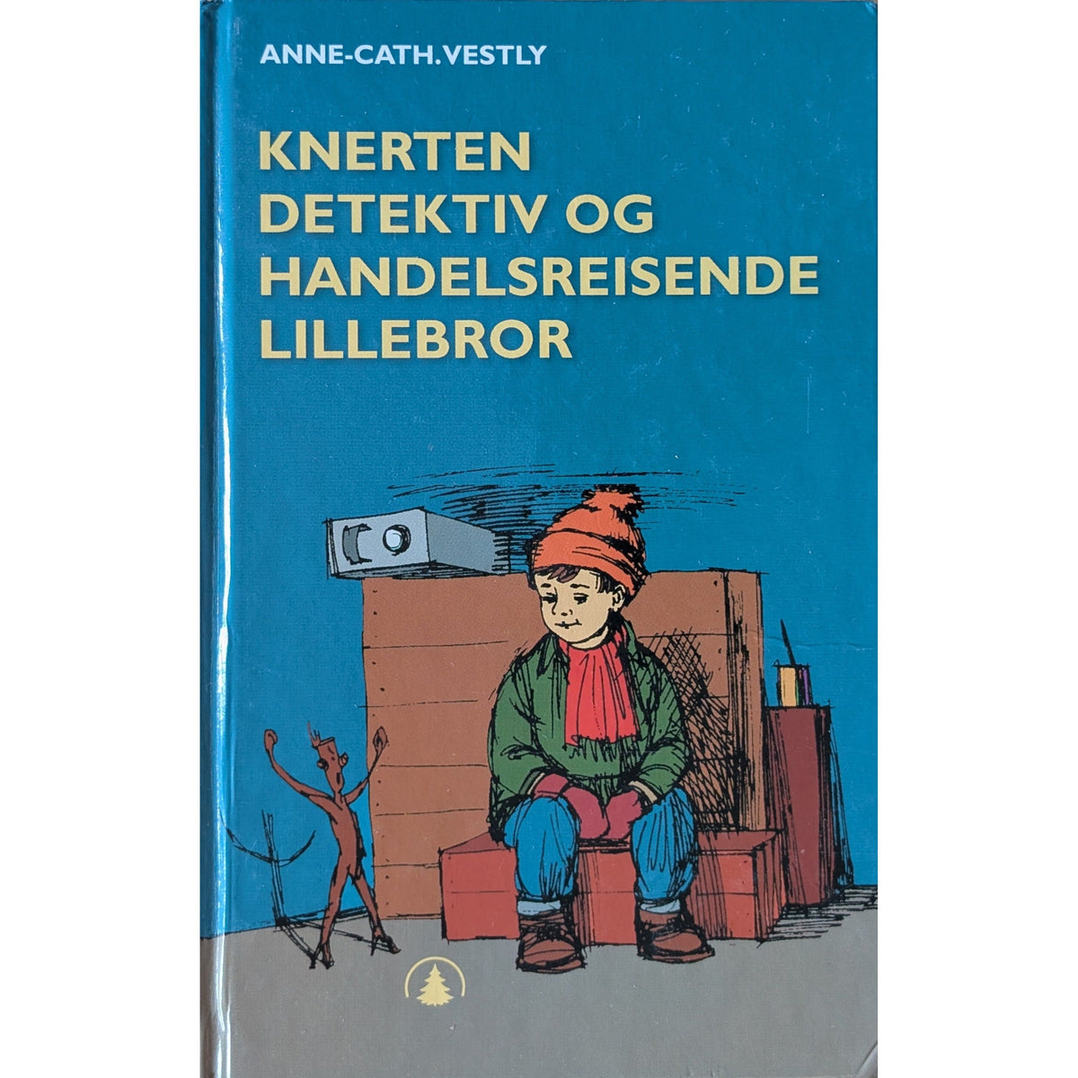 Knerten Detektiv og Handelsreisende Lillebror bind 7, brukte bøker av Anne-Cath. Vestly
