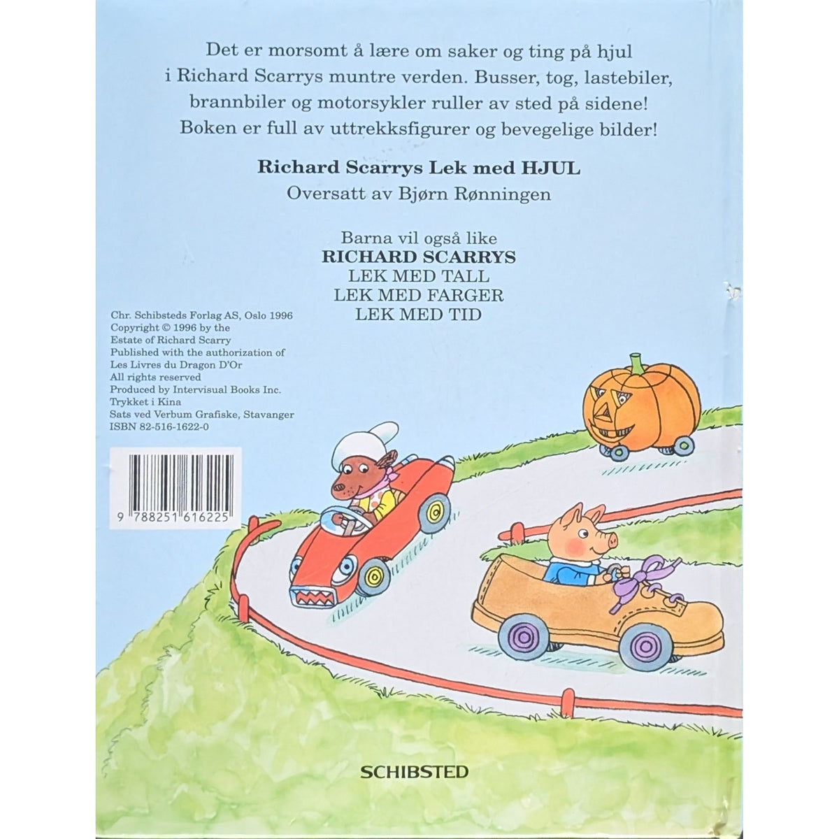 Richard Scarry's: Lek med hjul, brukte bøker