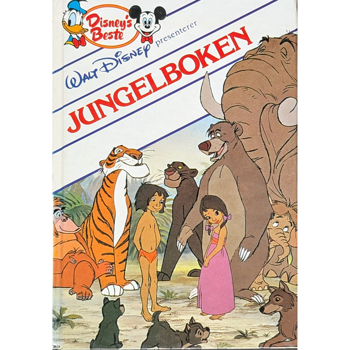 Disney - Jungelboken - Brukte bøker basert på Rudyard Kiplings fortelling