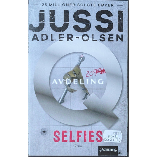 Selfies, brukte bøker av Jussi Adler-Olsen om Carl Mørck/Avdeling Q