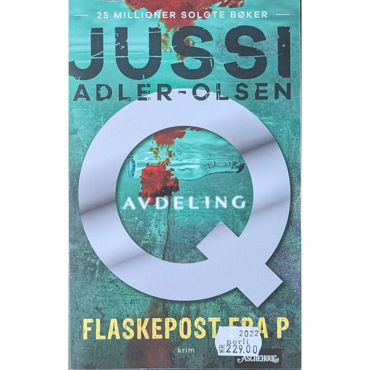 Flaskepost fra P, brukte bøker av Jussi Adler-Olsen om Carl Mørck