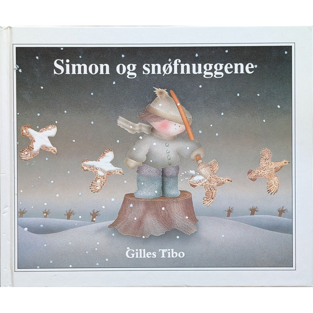 Simon og snøfnuggene, brukte bøker av Gilles Tibo