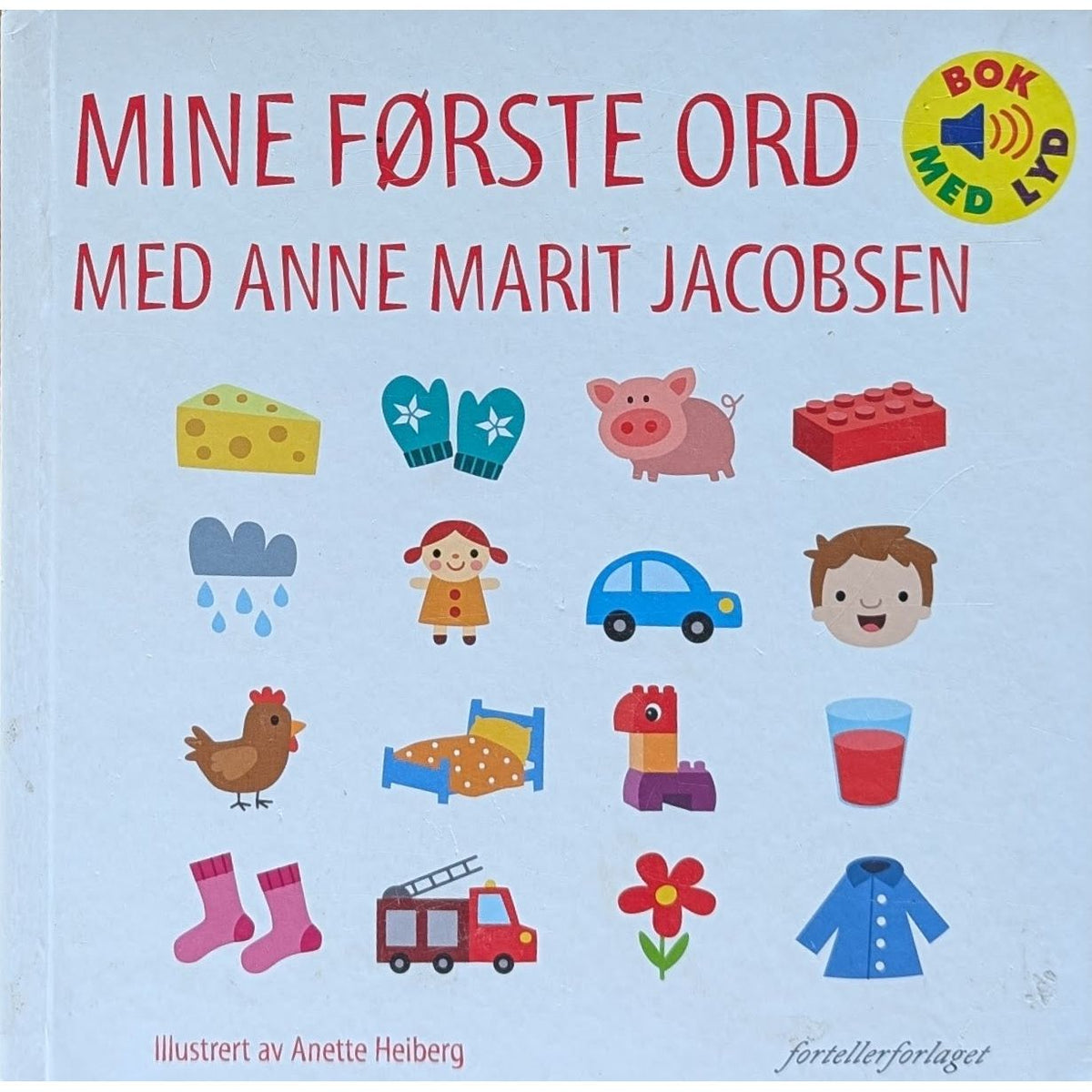 Mine første ord, med Anne Marit Jacobsen. Brukte bøker. Bok med lyd