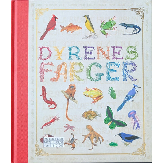 Fargerike dyr - Brukte barnebøker om farger og dyr