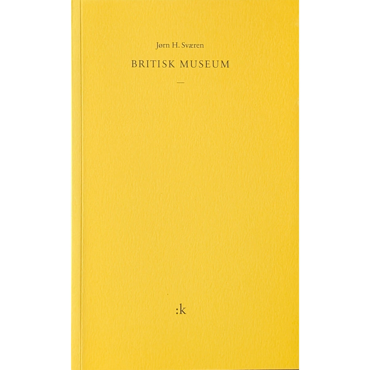 Britisk museum. Brukte bøker av Jørn H. Sværen. Inventaret bokhandel