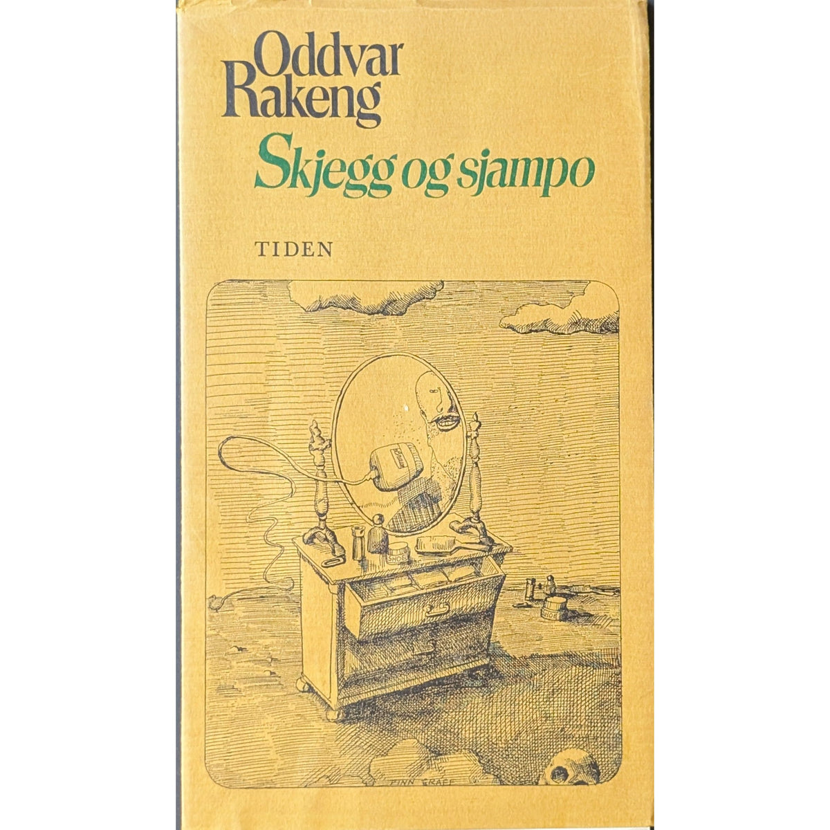 Skjegg og sjampo. Brukte bøker av Oddvar Rakeng. Inventaret bokhandel