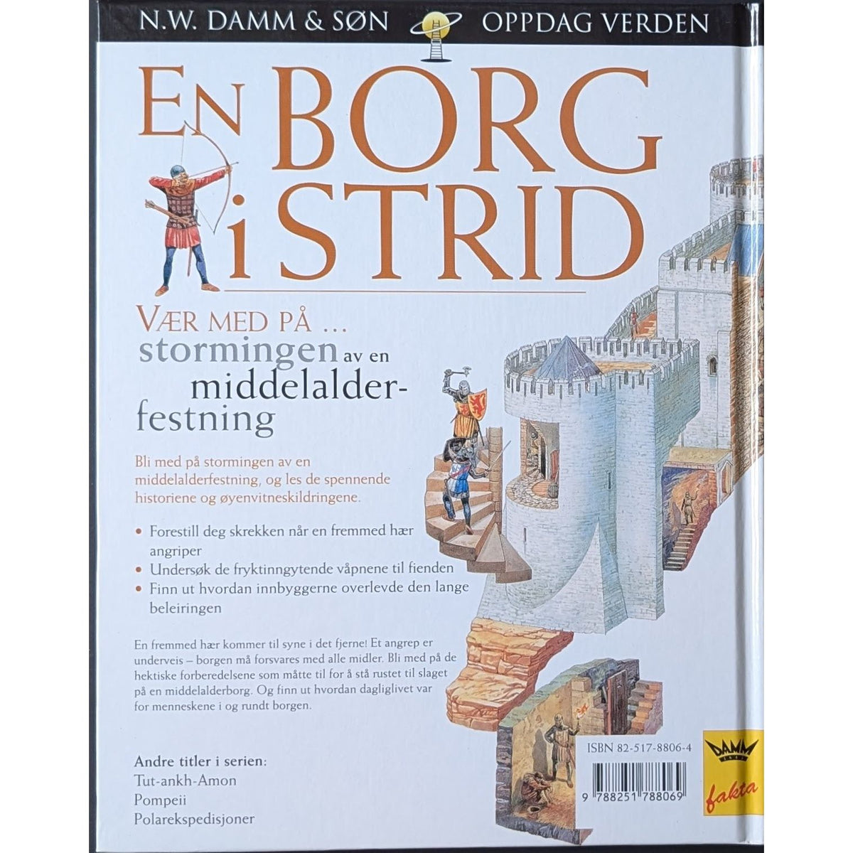En borg i strid, brukte bøker i Oppdag verden serien. Fakta. Bokhandel