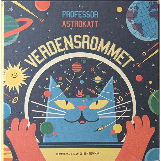 Professor Astrokatt - verdensrommet, brukte bøker. Inventaret bokhandel