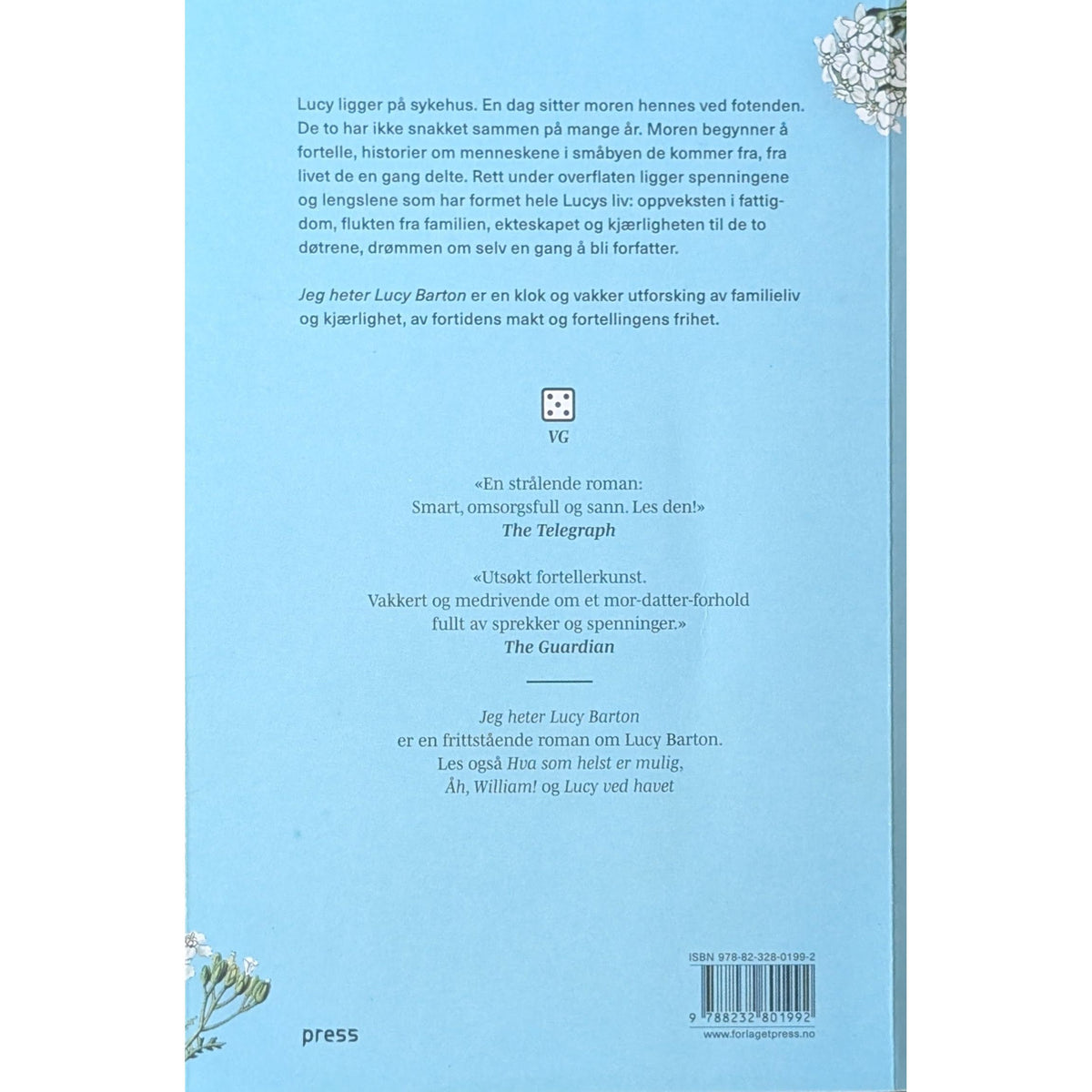 Jeg heter Lucy Barton. Brukte bøker av Elizabeth Strout. Inventaret bokhandel 