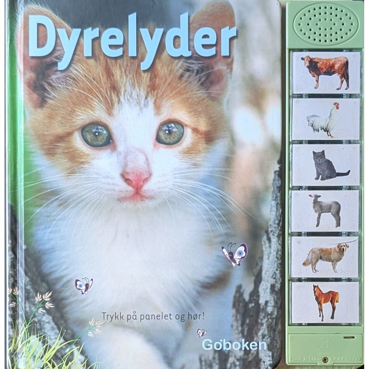 Dyrelyder - brukte bøker med lyd fra Goboken. Inventaret bokhandel