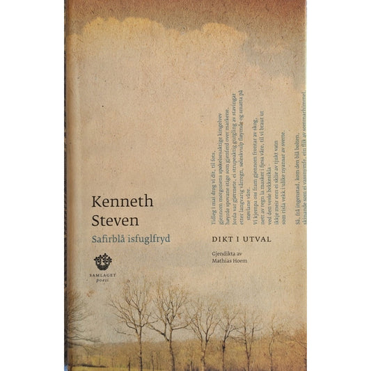 Safirblå isfuglfryd  Brukte bøker av Kenneth Steven. Inventaret bokhandel