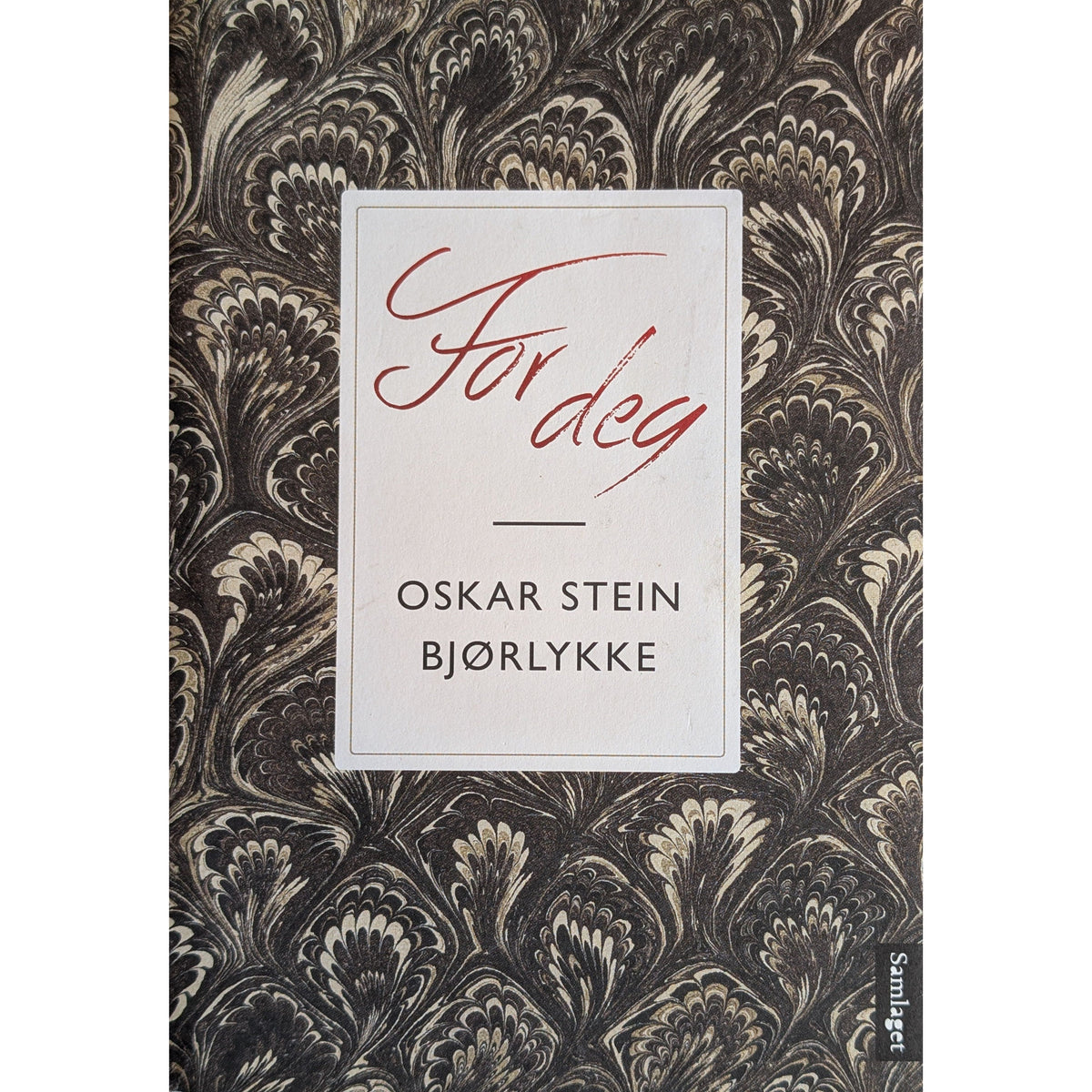 For deg. Brukte bøker av Oskar Stein Bjørlykke. Inventaret bokhandel