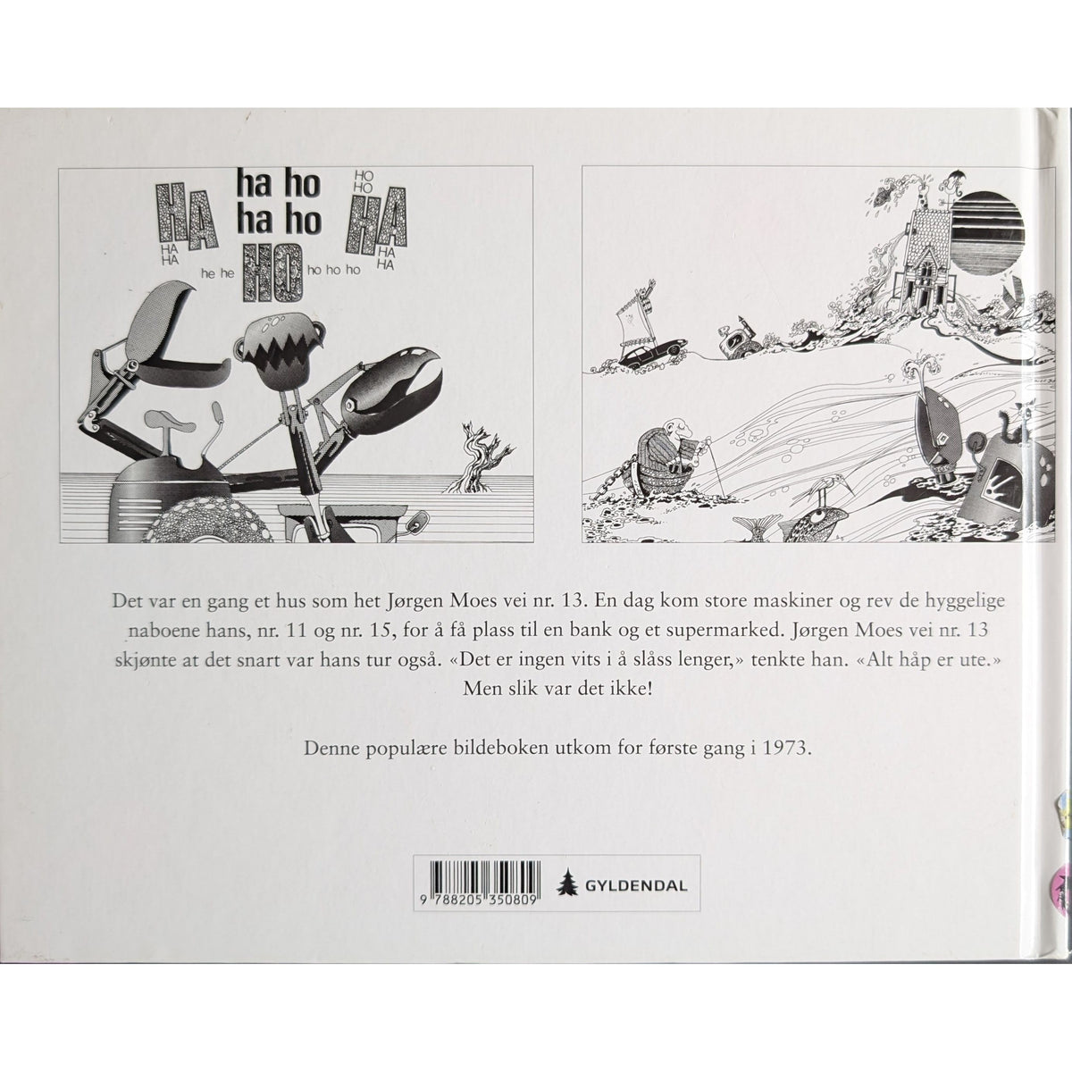 Jørgen Moes vei nr.13 av Tor Åge Bringsværd og Thore Hansen. Brukt bok