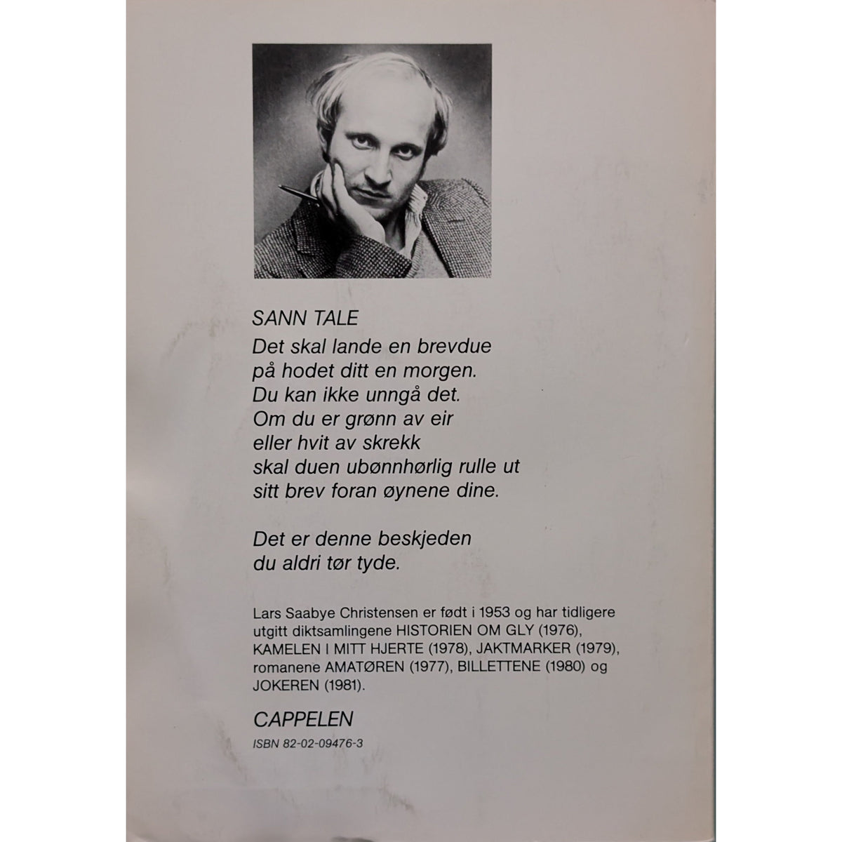 Paraply. Dikt. Brukte bøker av Lars Saabye Christensen. Bruktbokhandel