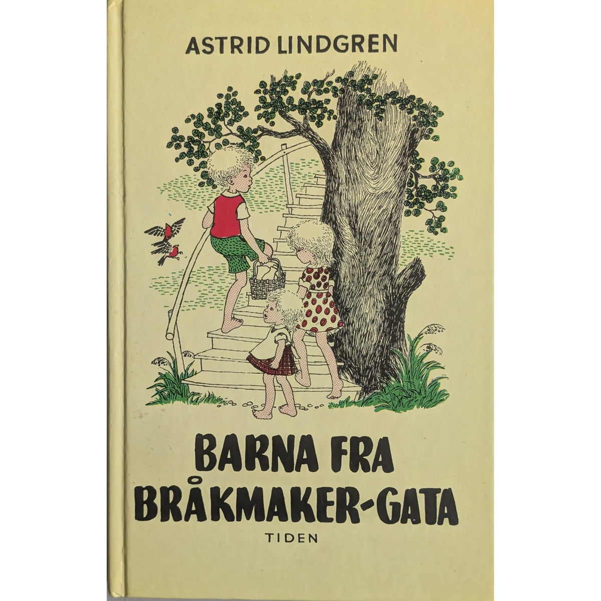Barna fra Bråkmakergata. Brukte barnebøker av Astrid Lindgren