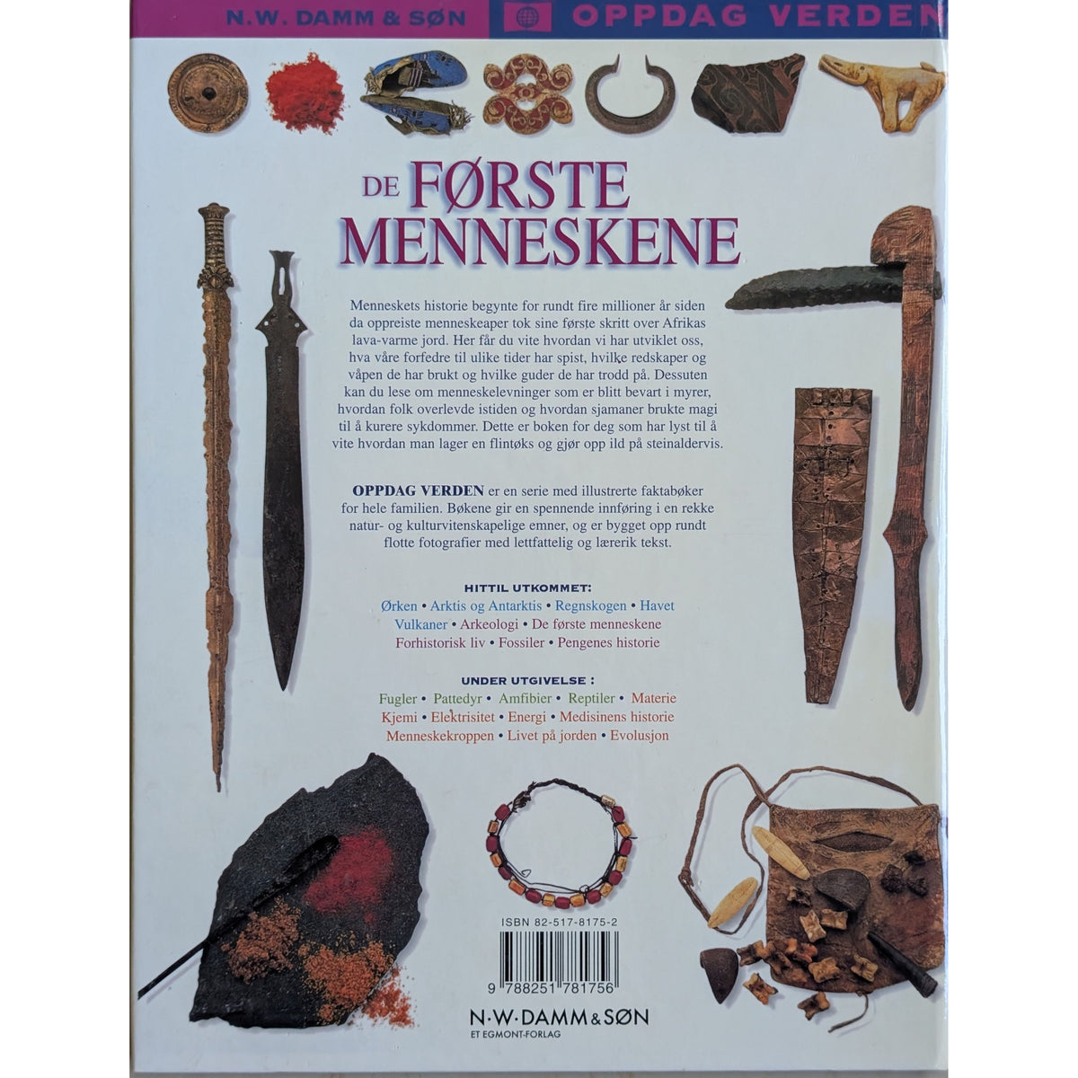 De første menneskene, brukte bøker i Oppdag verden serien. Fakta. Bokhandel