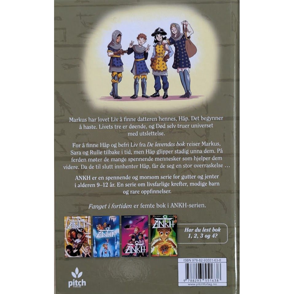 Ankh  5 - Fanget i fortiden, brukte bøker av Monika Steinholm