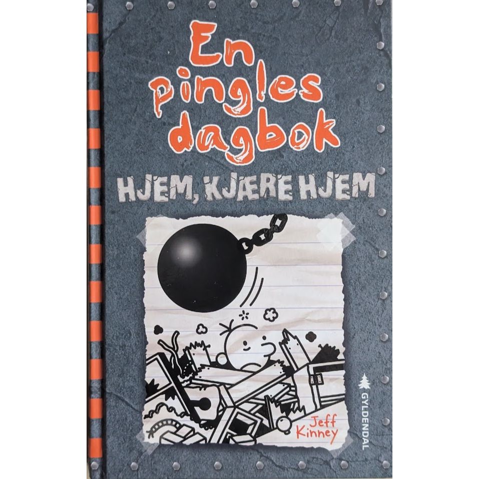 En pingles dagbok 14 - Hjem, kjære hjem- Brukte bøker av Jeff Kinney