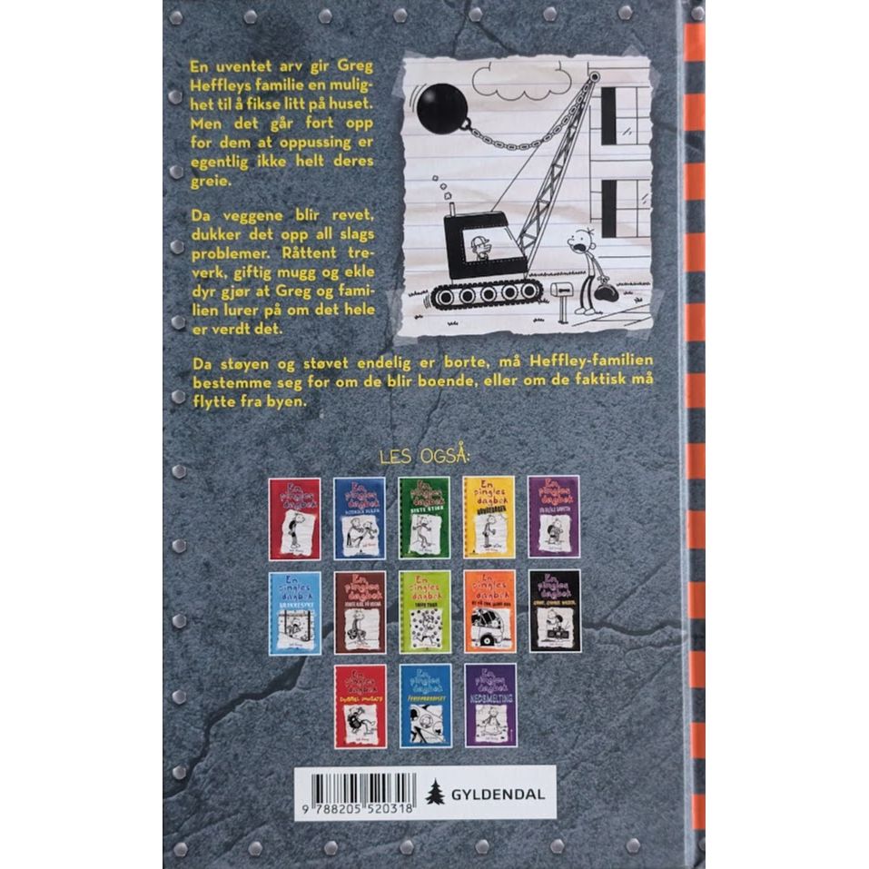 En pingles dagbok 14 - Hjem, kjære hjem- Brukte bøker av Jeff Kinney