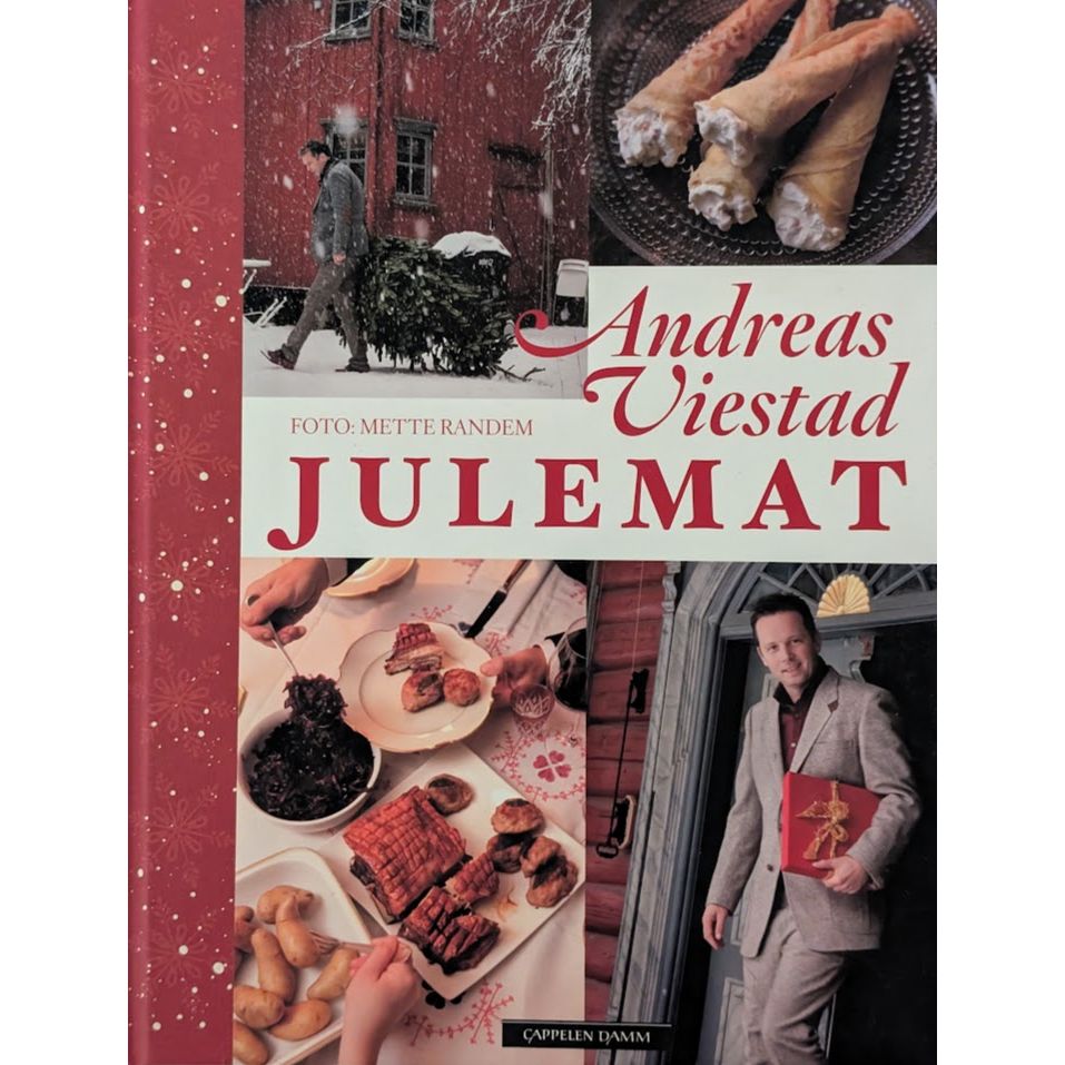 Julemat. Brukt kokebok av Andreas Viestad. Bruktbokhandel