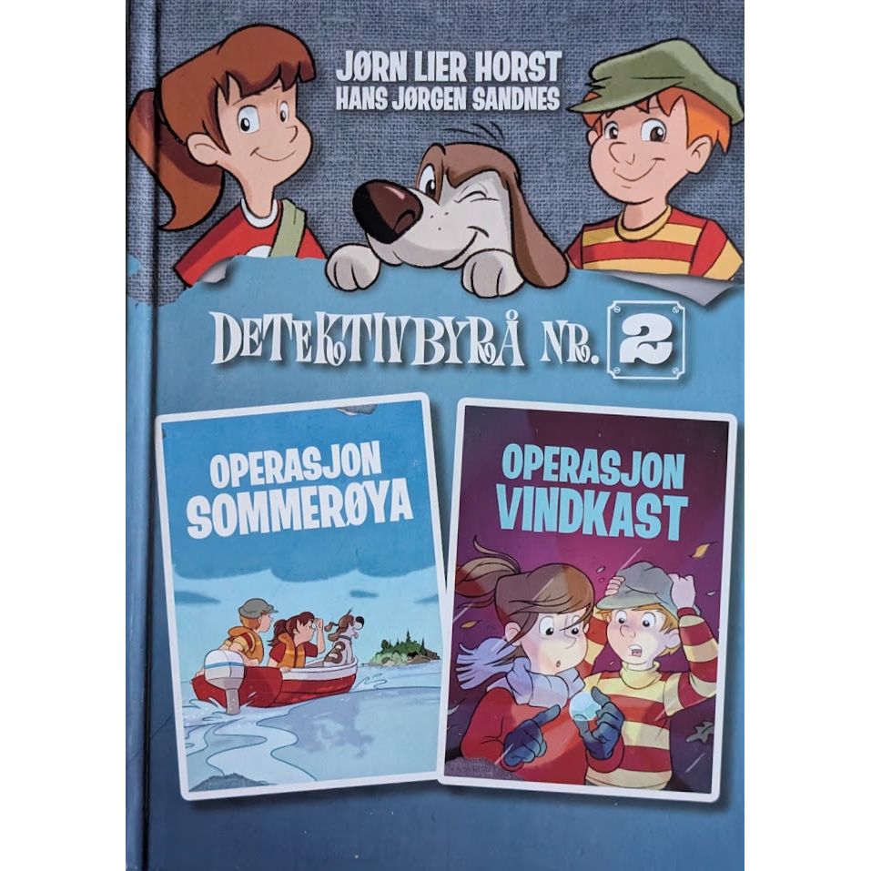 Operasjon Sommerøya og Vindkast. Brukte bøker av Jørn Lier Horst.